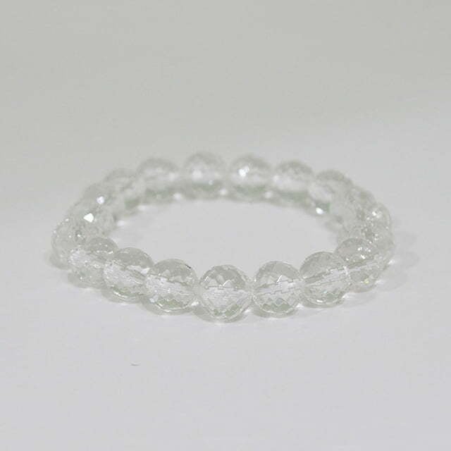 Clear Quartz Crystal Beads Bracelet