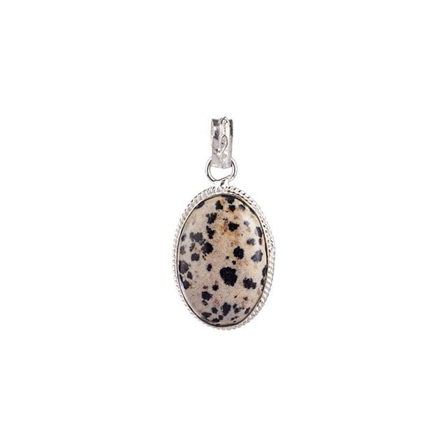 Dalmatian crystal stone Pendant
