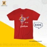 Durlabham Bharate Kids Red T-shirt