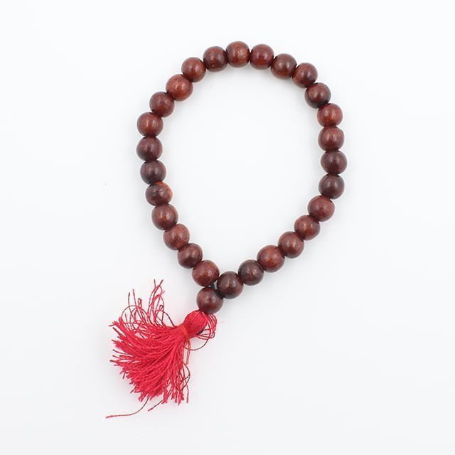 Rosewood Beads Japa Mala Bracelet