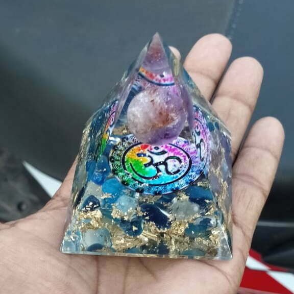 Crystal Om Pyramid