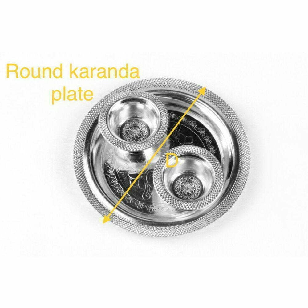 Round Karanda Plate