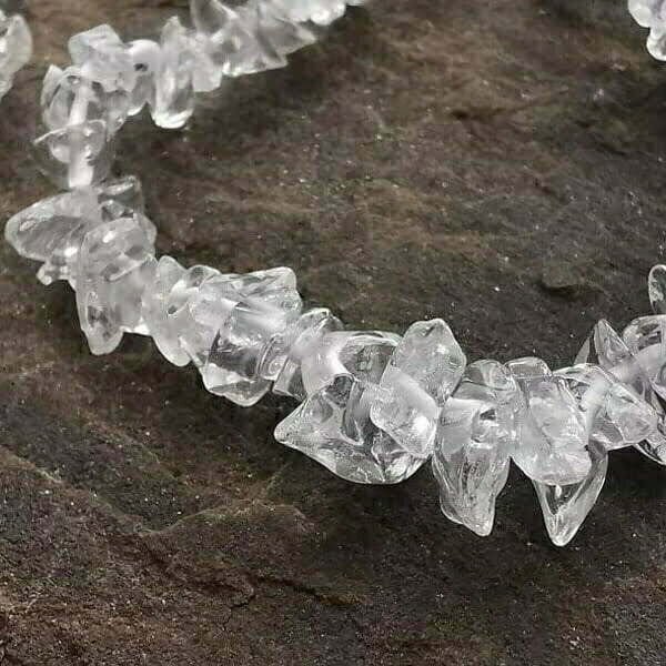 Clear Crystal Chips Bracelet