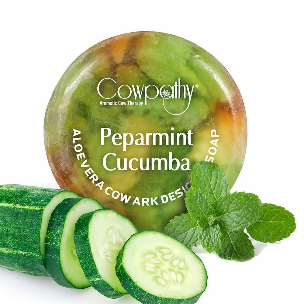 Cow Urine Soap Peppermint & Cucumber