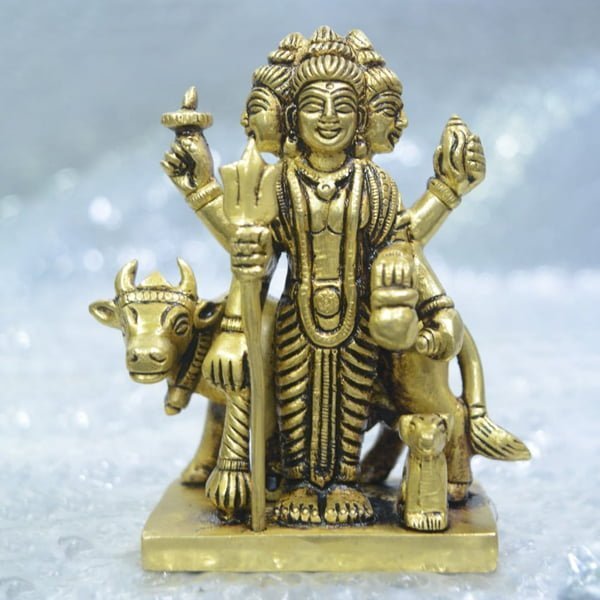 Brass Trimurti Datt Bhagwan idol