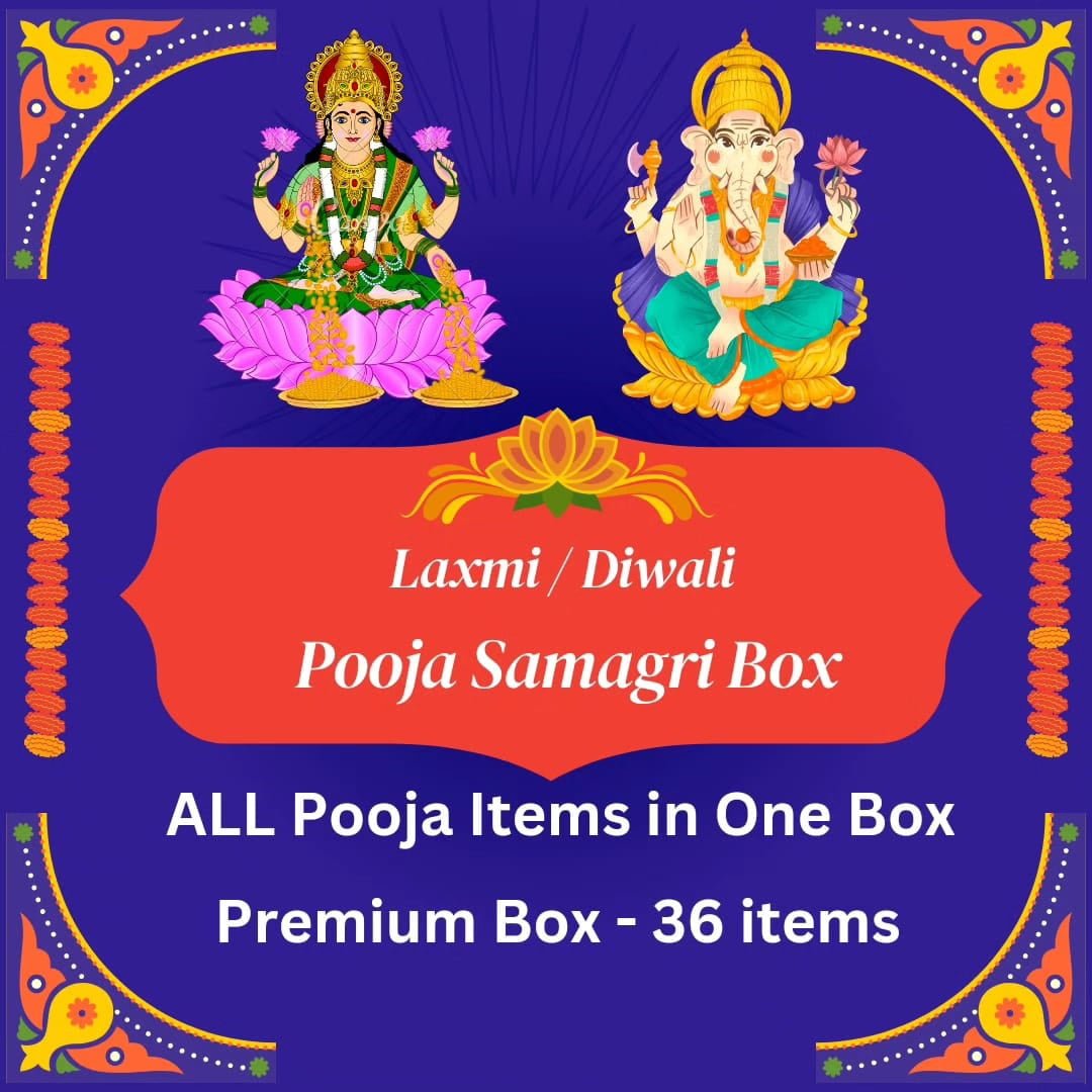 Diwali Laxmi Pooja Samagri Kit - Premium Box