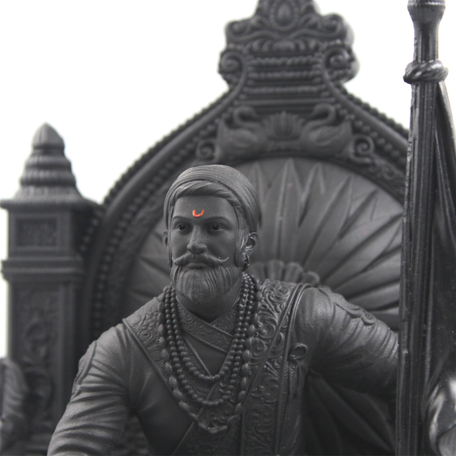 Chhatrapati Shivaji Maharaj Statue - Black