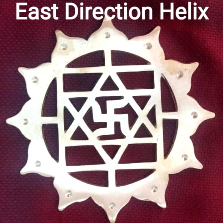 Brass East Direction Helix