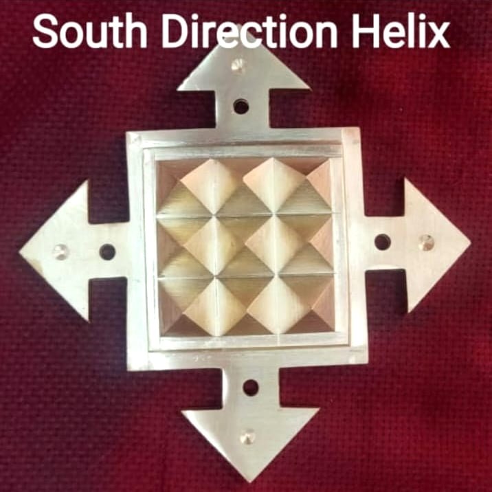 Brass South Direction Helix