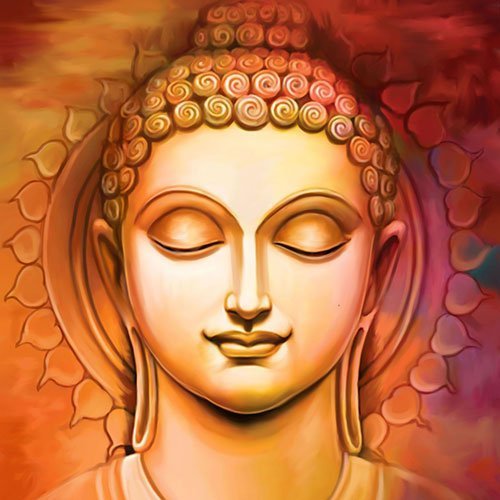 Buddha Digital Photo Painting