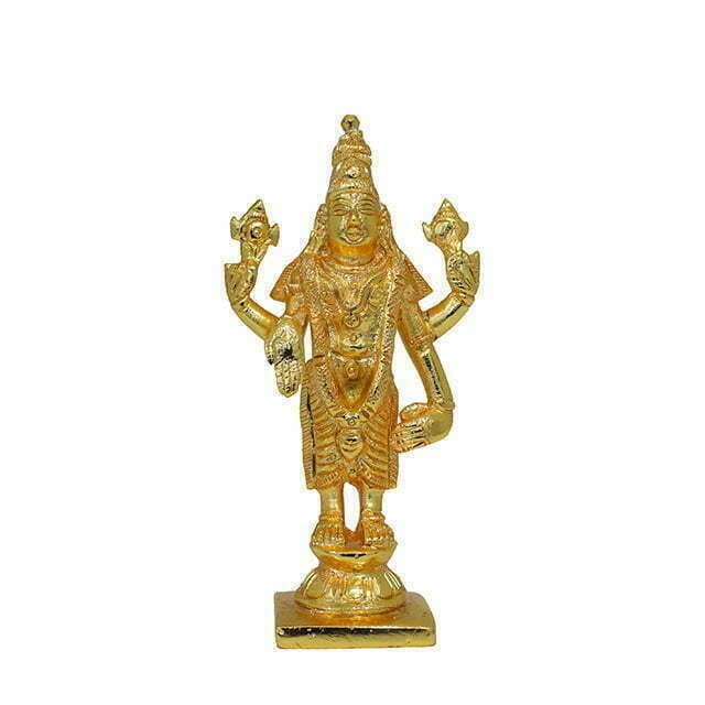Buy Jag Mohan Yogesh Lord Vishnu & Goddess Lakshmi Standing Pose God Idol  Online at Best Prices in India - JioMart.